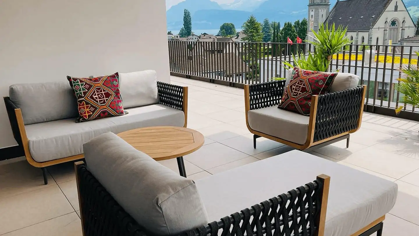 Attique à louer - Stanserstrasse 2b, 6373 Ennetbürgen - Photo 3