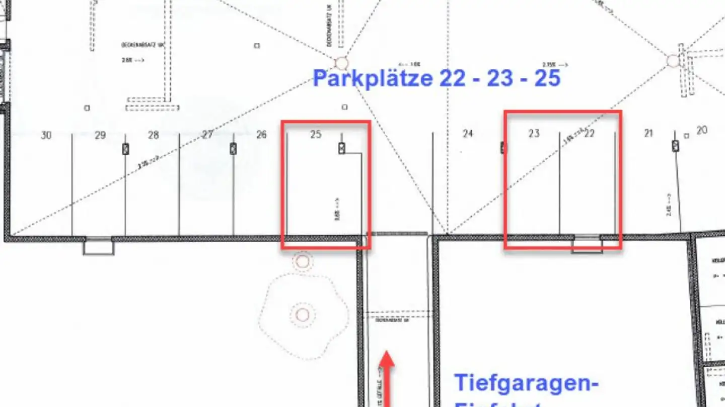 Place de parking extérieure à louer - Tannenweg 6, 5702 Niederlenz