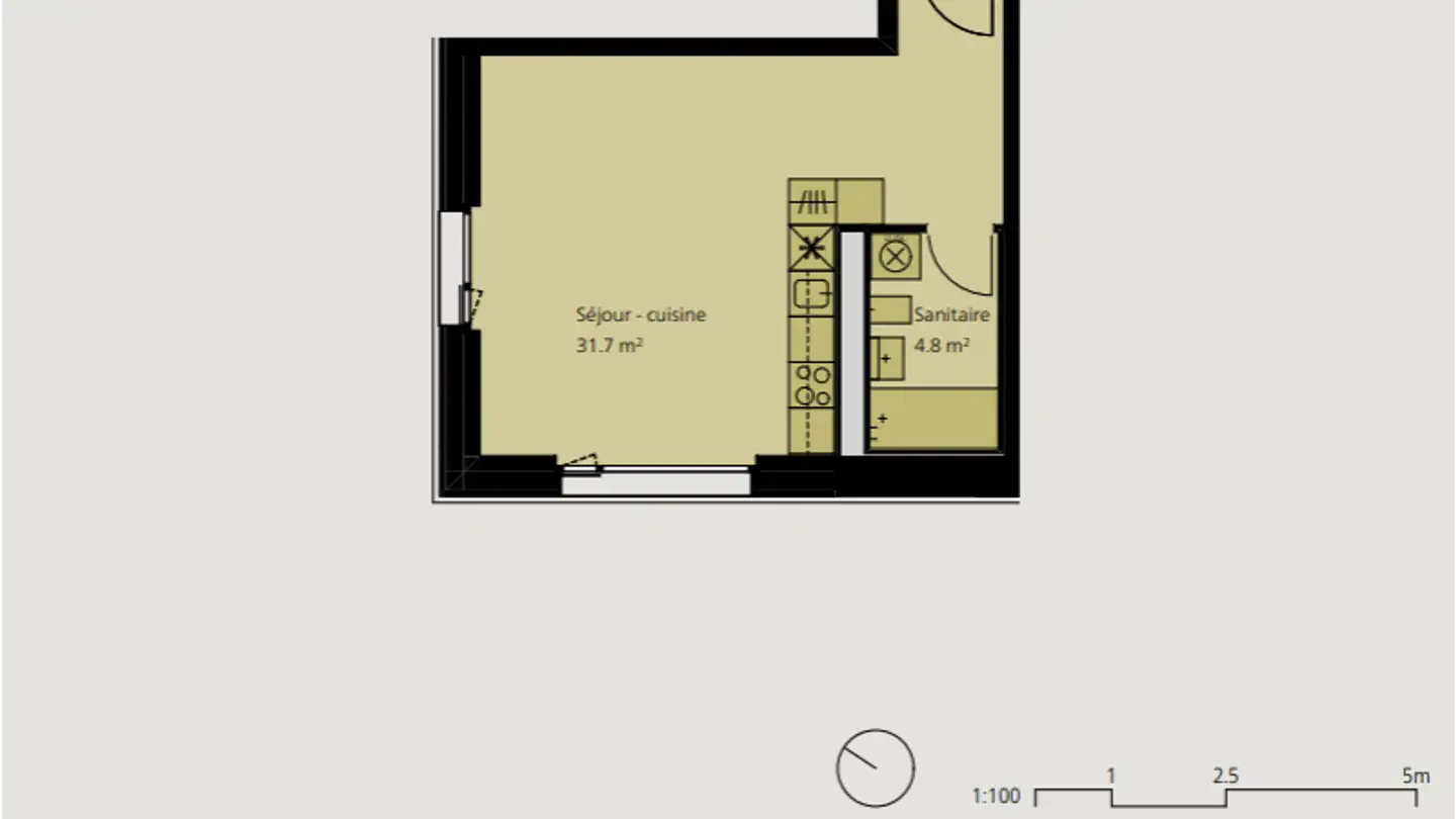 Wohnung mieten - Rue Des Texerans 1, 2800 Delémont - Foto 2