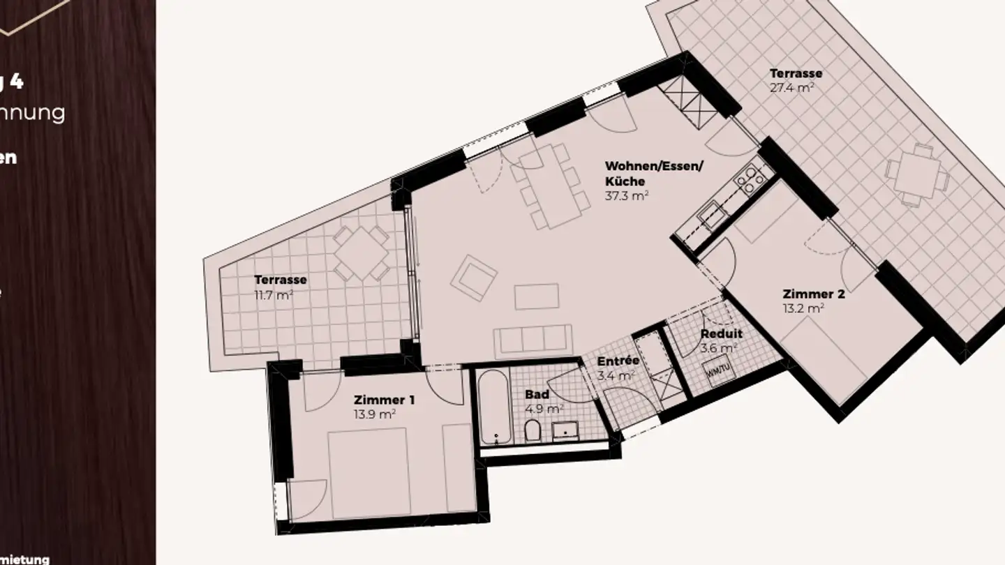 Penthouse mieten - Ifangweg 4, 8610 Uster - Foto 3