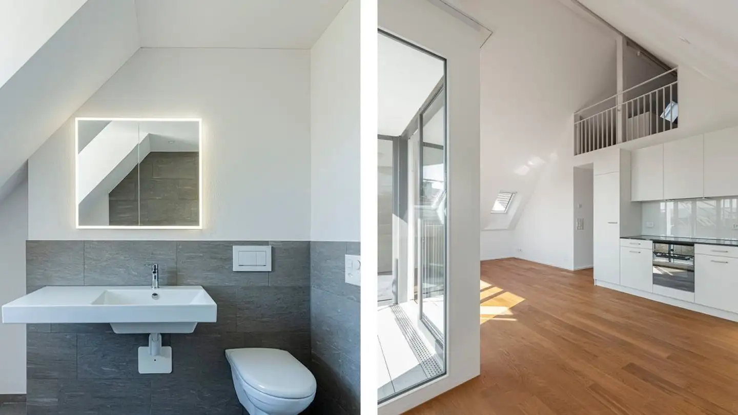 Attique à louer - Dorfstrasse 46, 8102 Oberengstringen - Photo 3