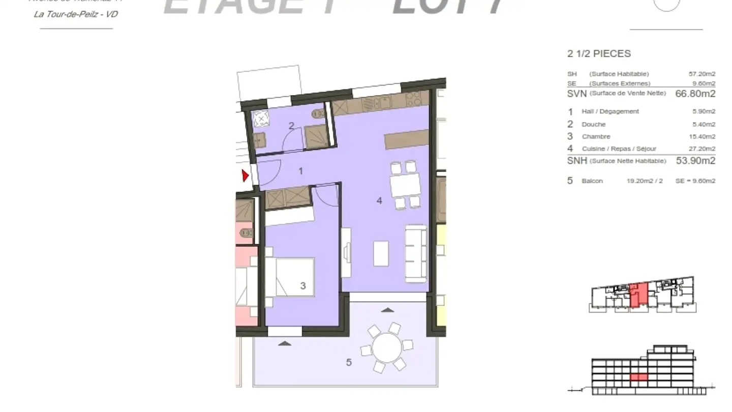 Appartamento in vendita - Avenue De Traménaz, 1814 La Tour-de-Peilz - Photo 3