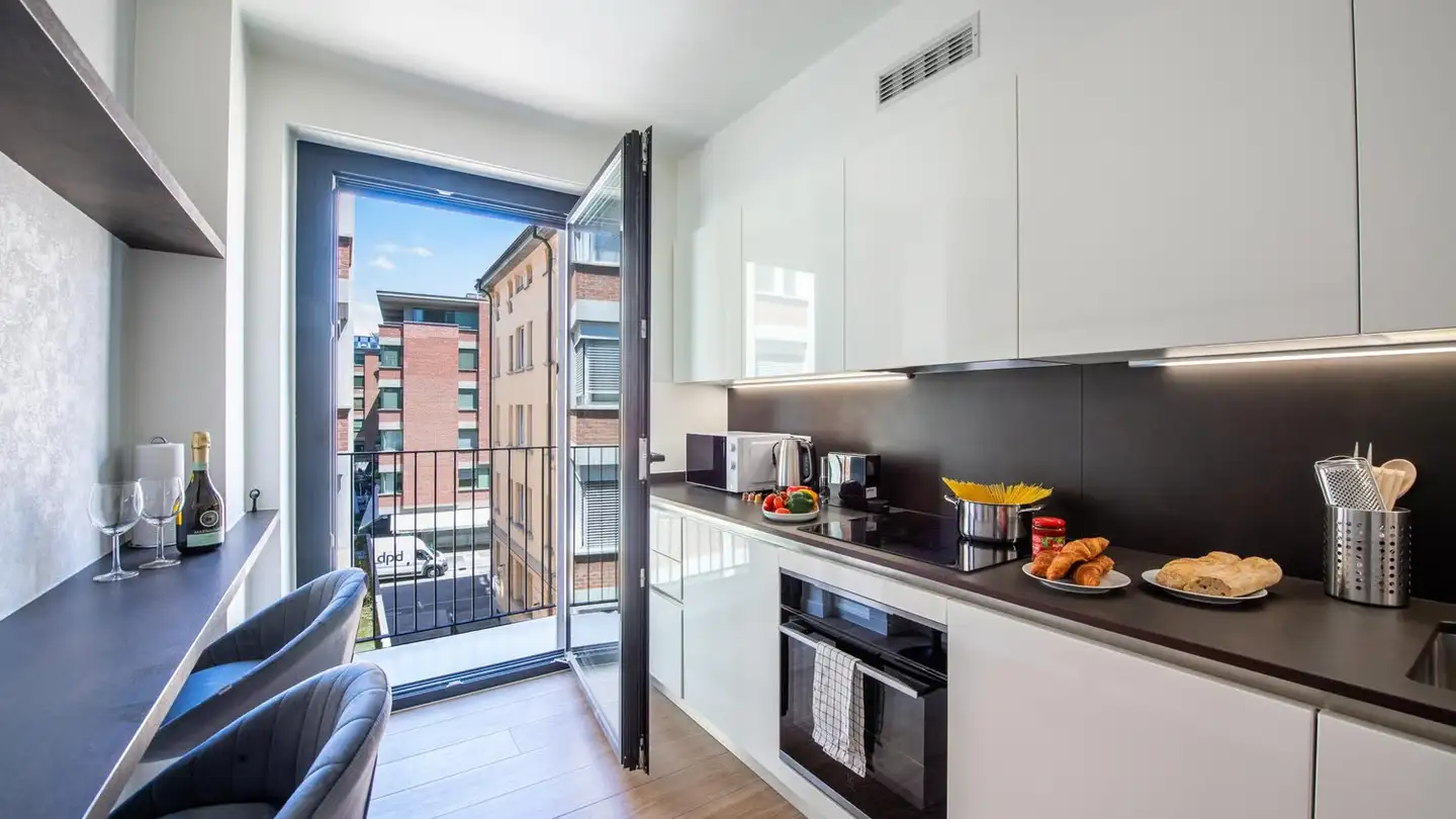 Möblierte Wohnung mieten - Via Carlo Frasca 12, 6900 Lugano - Foto 3