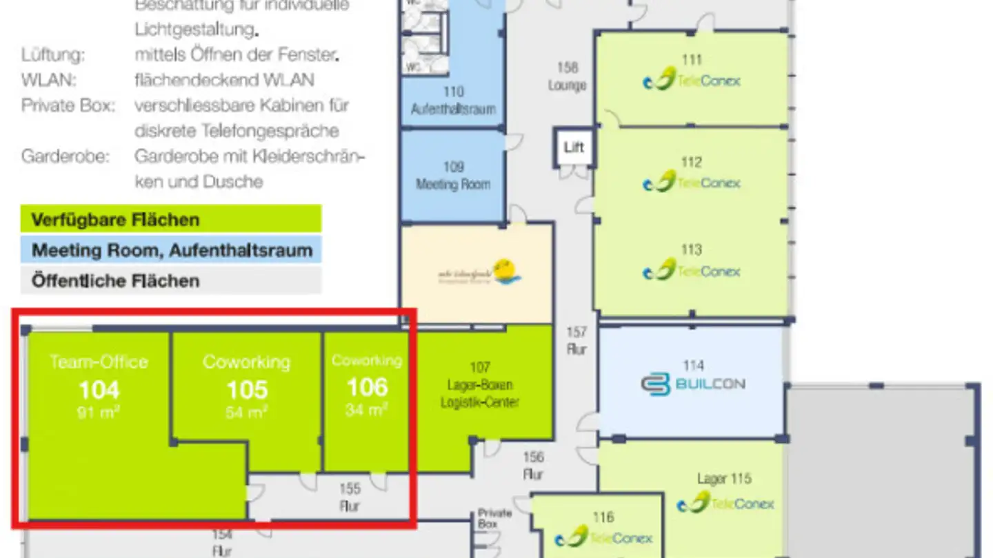 Spazio ufficio in affitto - Büechliberg 2, 8733 Eschenbach SG