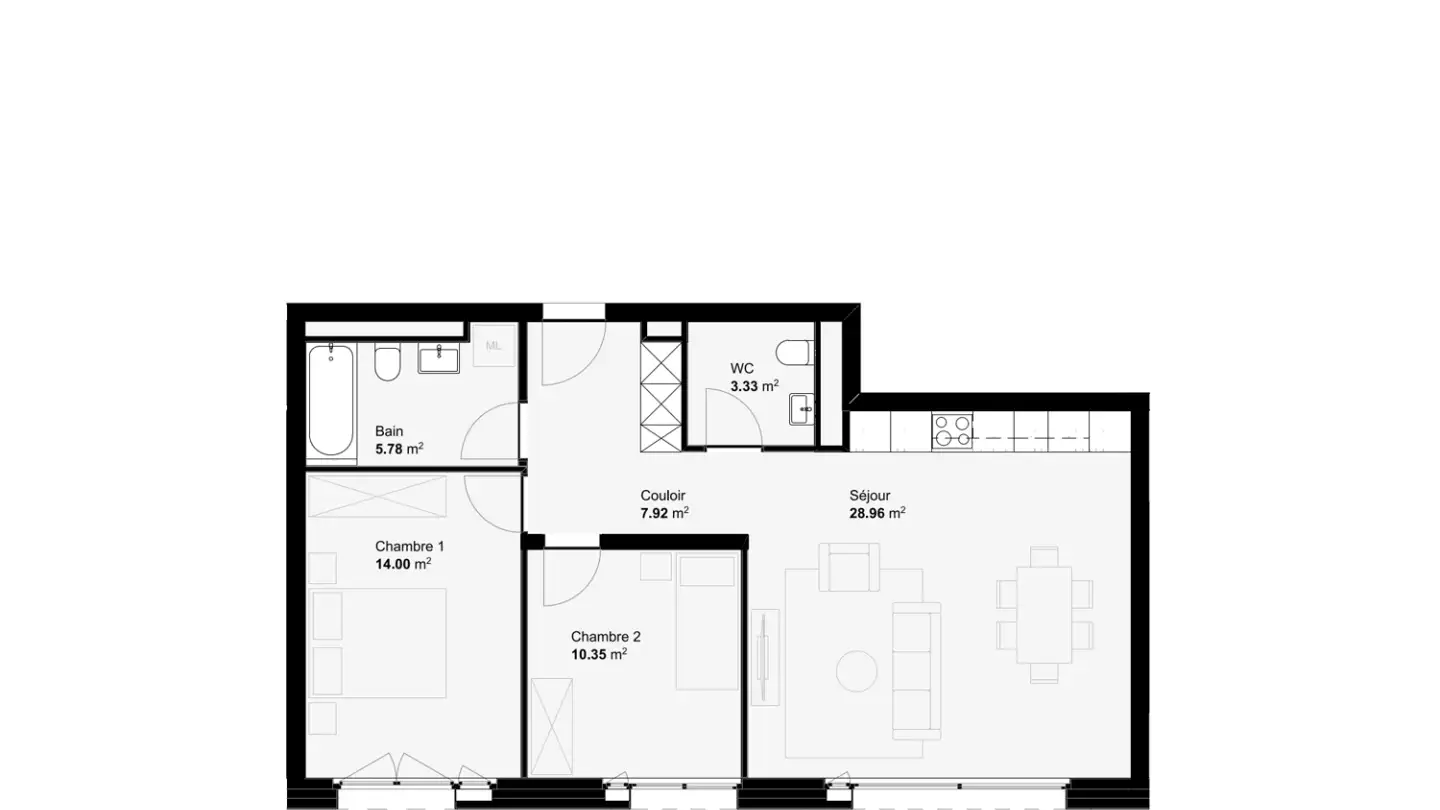Appartamento in vendita - Chemin Des Argilles 30, 2088 Cressier NE - Foto 3
