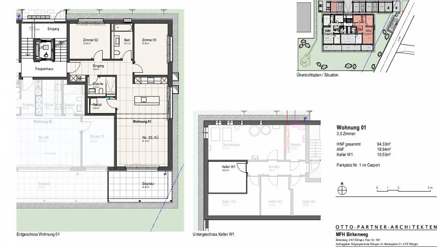 Appartement à louer - Birkenweg 1, 4107 Ettingen - Photo 4