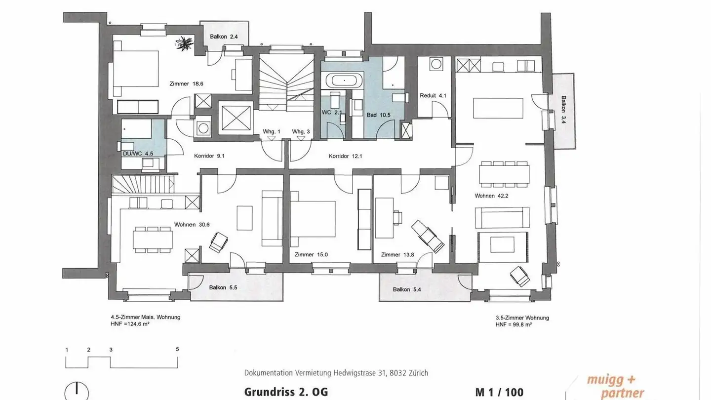 Appartamento in affitto - Hedwigstrasse 31, 8032 Zürich - Foto 3