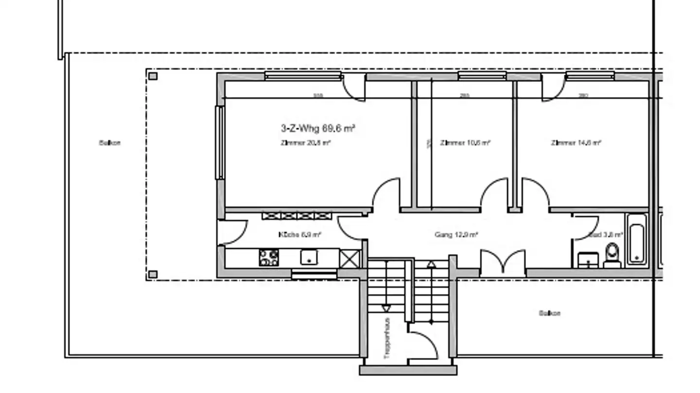 Wohnung mieten - Baselmattweg 46, 4123 Allschwil - Foto 2