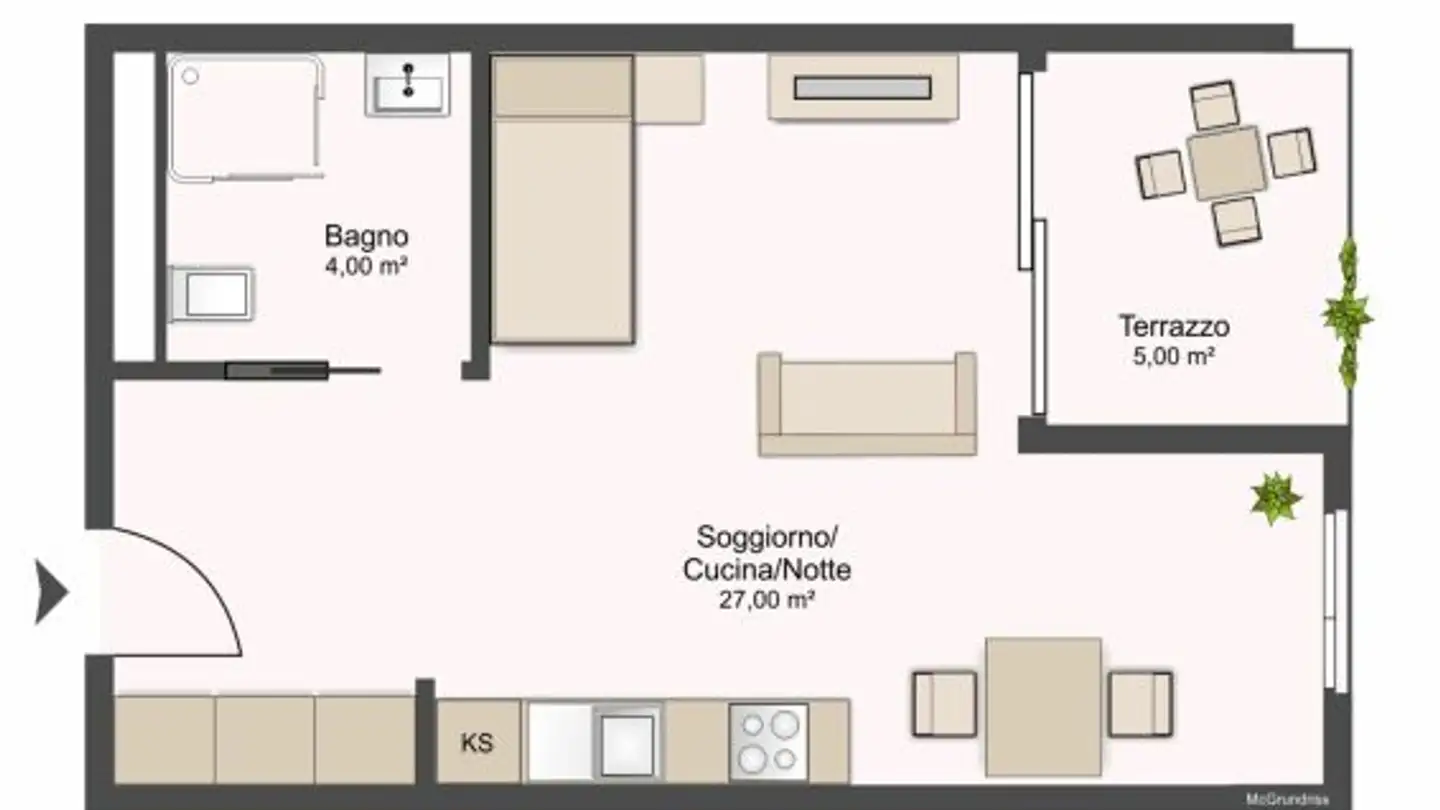 Appartamento in affitto - Via San Gottardo 119b, 6596 Gordola - Foto 3