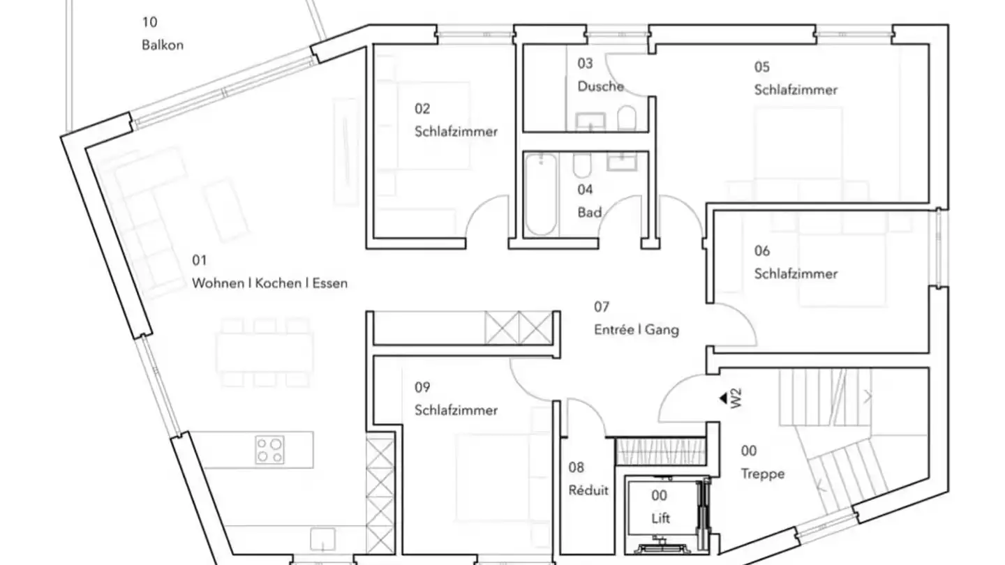 Apartment for rent - Spitzwaldstrasse 36, 4123 Allschwil - Photo 2