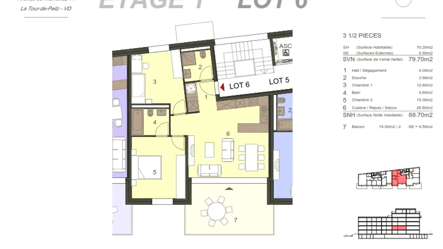 Appartamento in vendita - Avenue De Traménaz, 1814 La Tour-de-Peilz - Photo 3