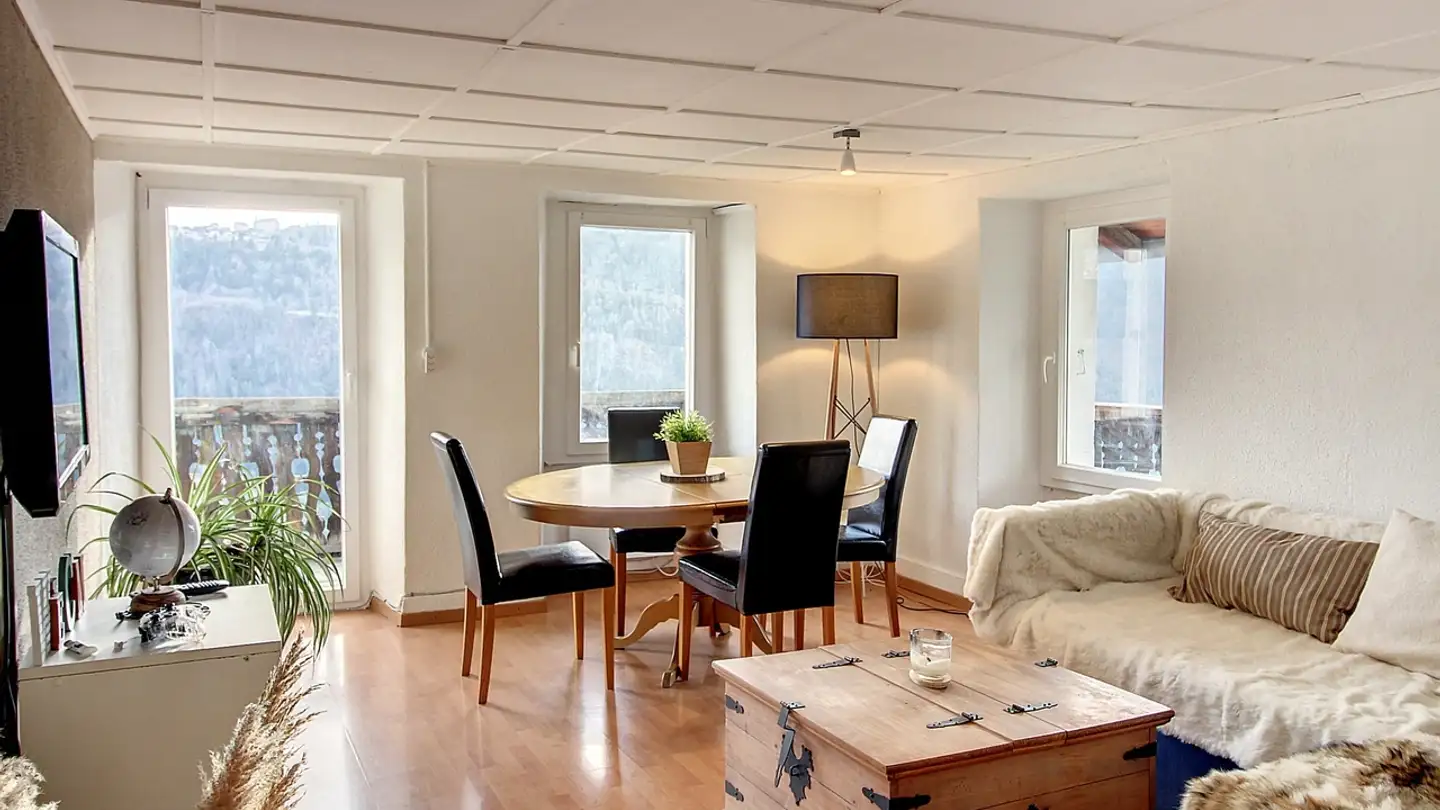 Appartamento in affitto - Rue De La Pronde 41, 1966 Luc (Ayent) - Photo 2