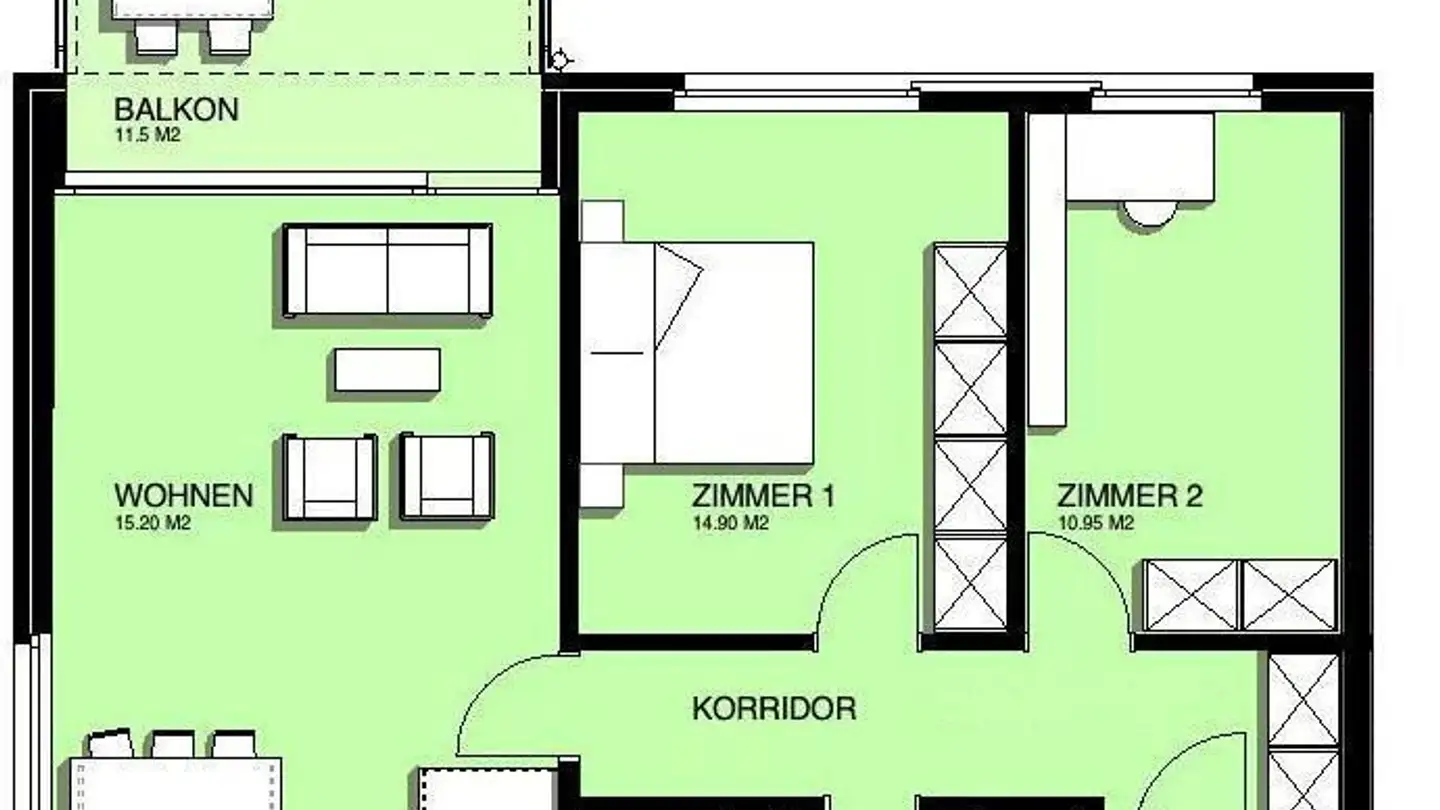 Appartement à louer - Roniweg 27, 5704 Egliswil - Photo 2