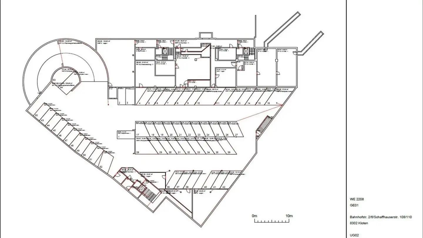 Indoor motorbike parking space for rent - Bahnhofstrasse 6, 8302 Kloten - Photo 3