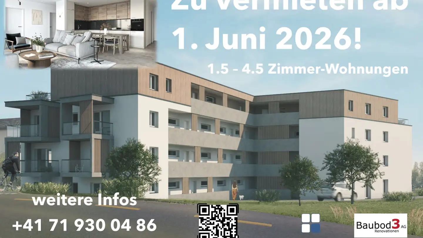 Appartamento in affitto - Bahnhofstrasse 27, 9553 Bettwiesen