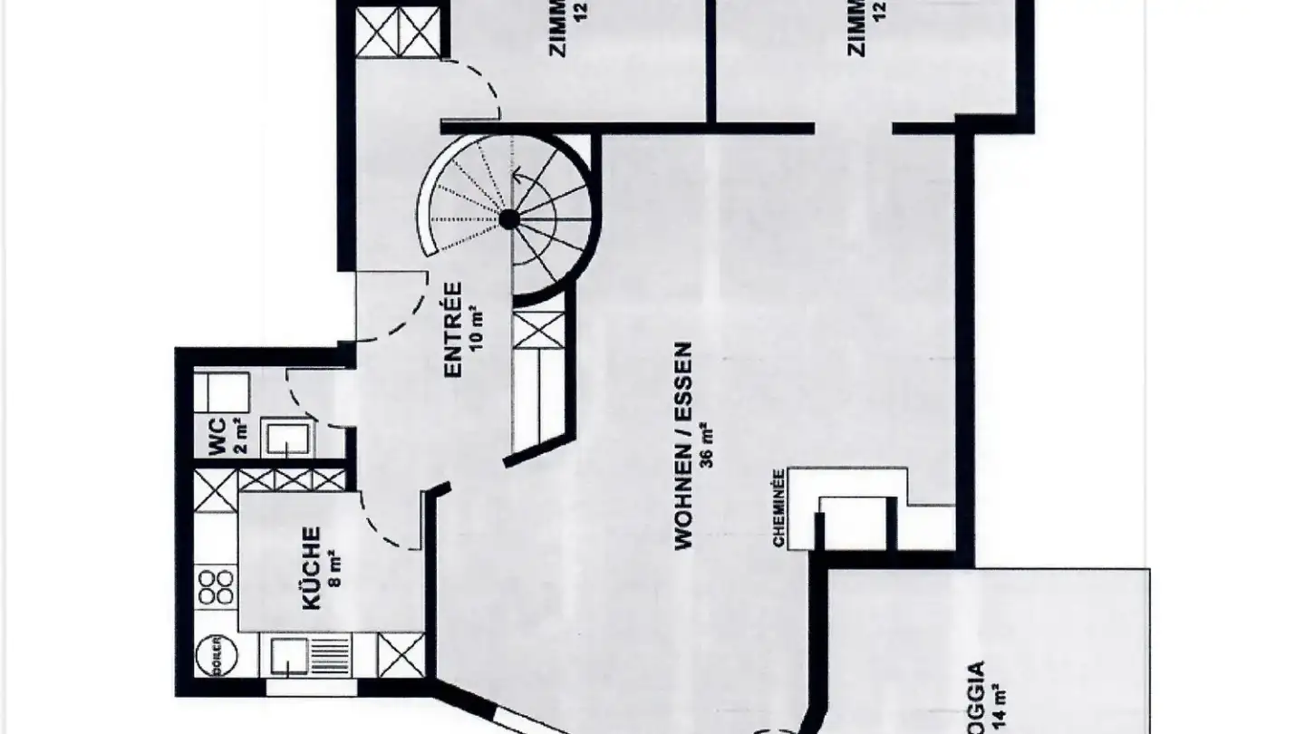 Duplex à louer - Oberstrasse 218, 9000 St. Gallen - Photo 2