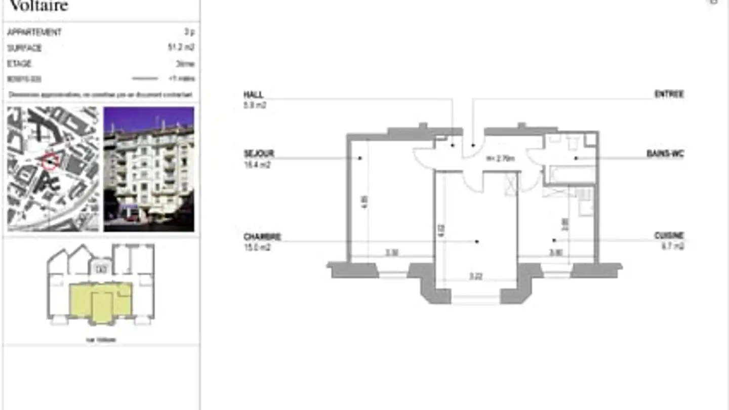 Apartment for rent - Rue Voltaire 28, 1201 Genève