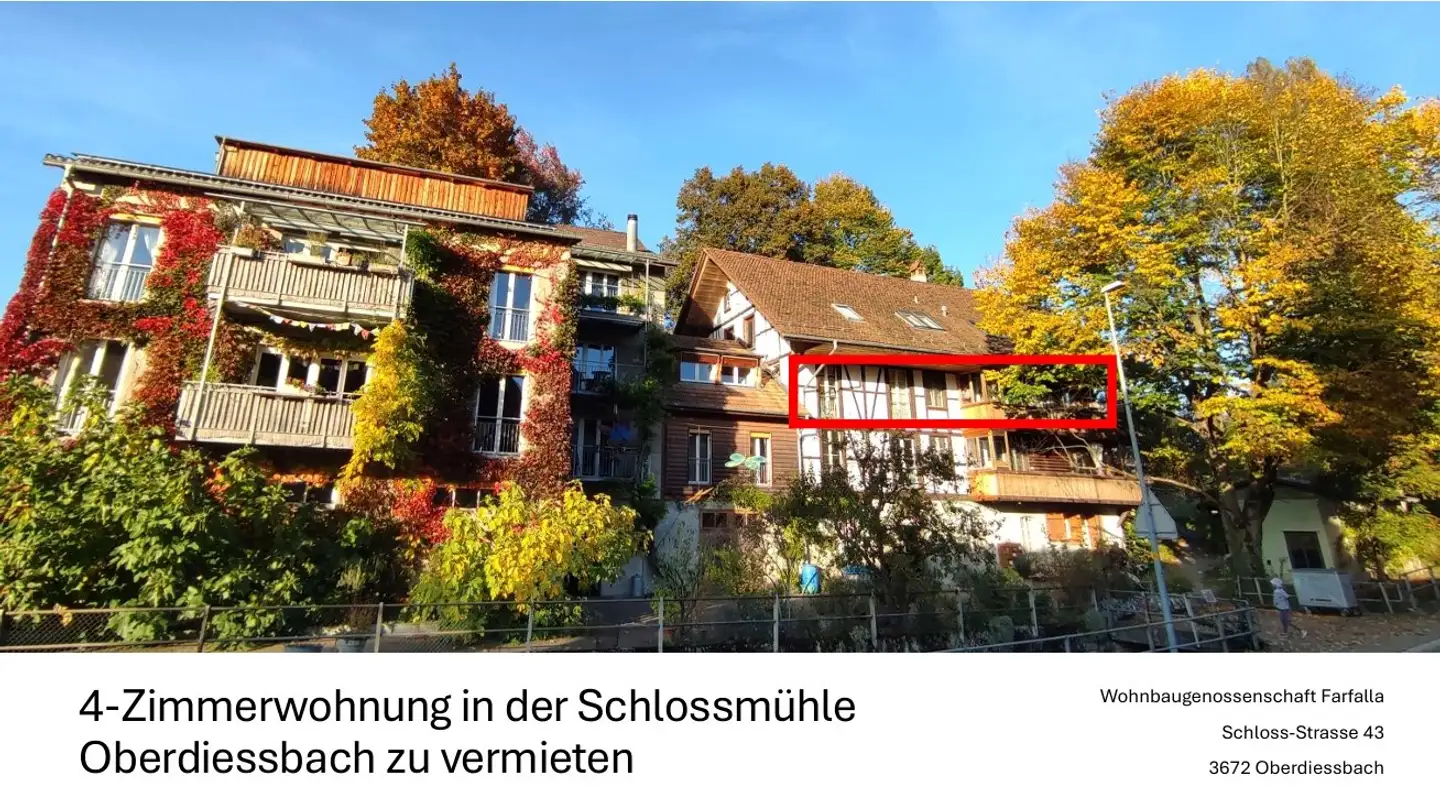 Appartamento in affitto - Schloss-Strasse 43, 3672 Oberdiessbach