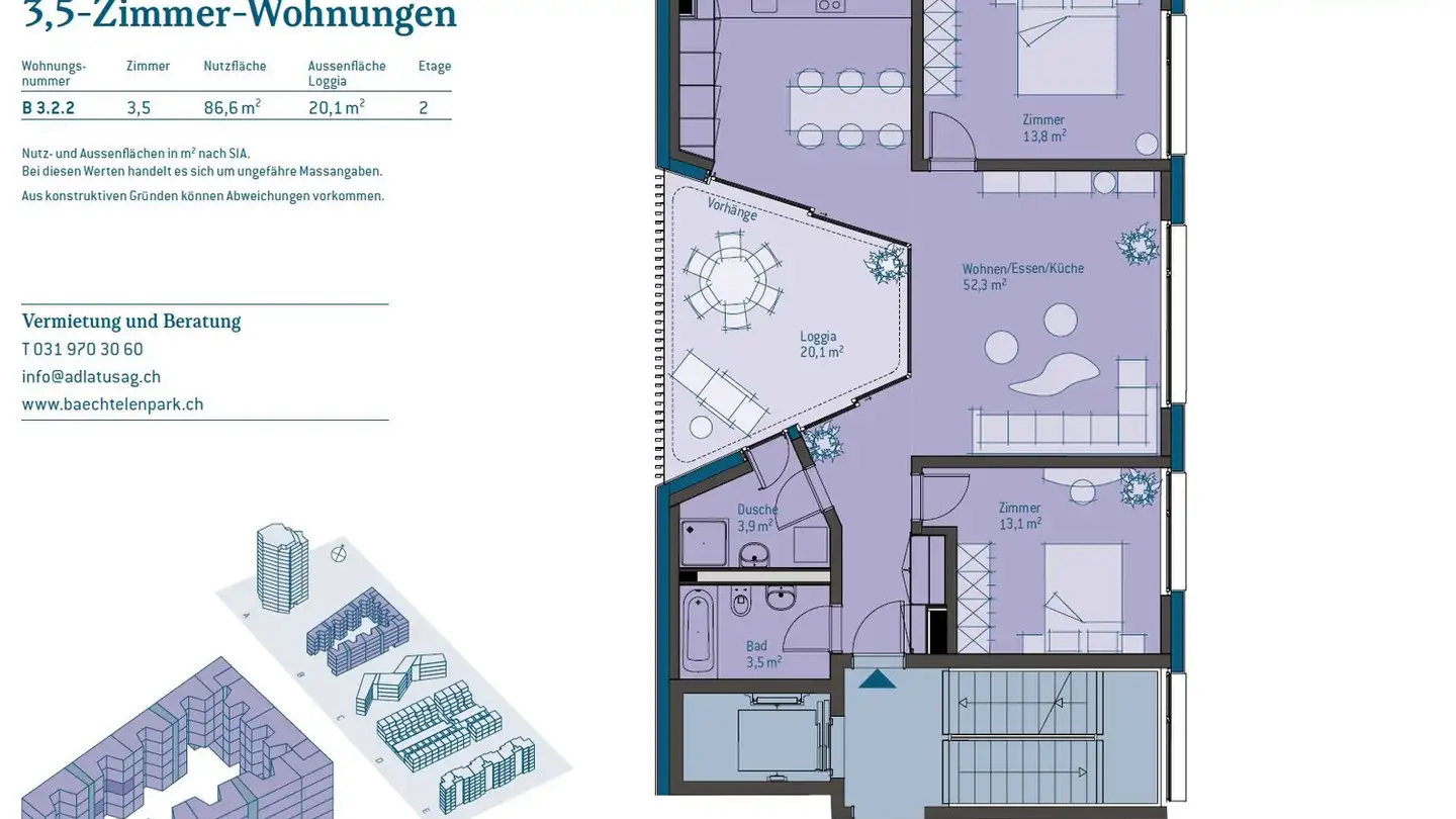 Chambre à louer - Bächtelenweg 3, 3084 Wabern - Photo 4
