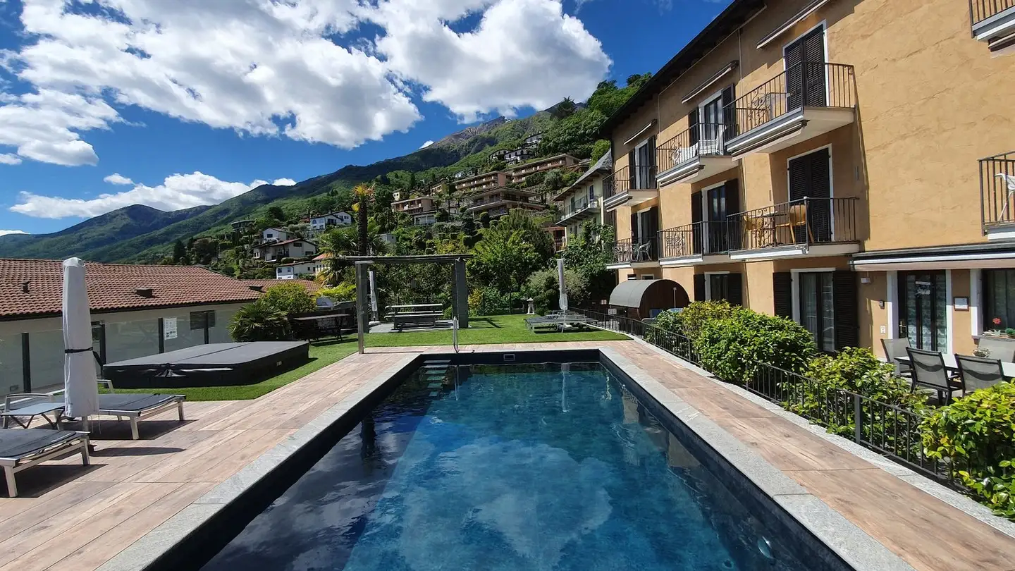 Appartement à louer - Via Riasco 32, 6614 Brissago