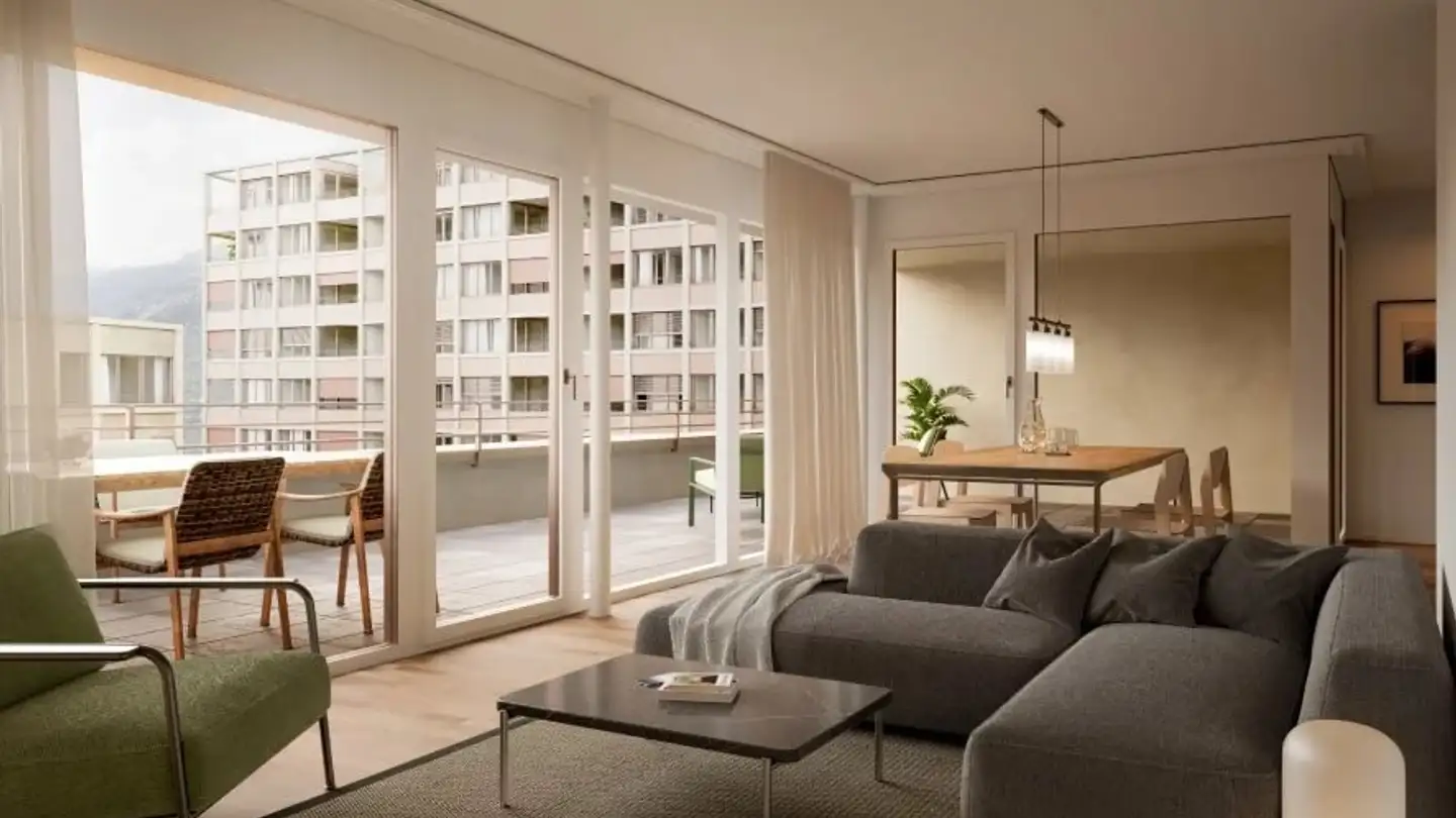 Appartement à louer - Litternaweg 11, 3930 Visp - Photo 2