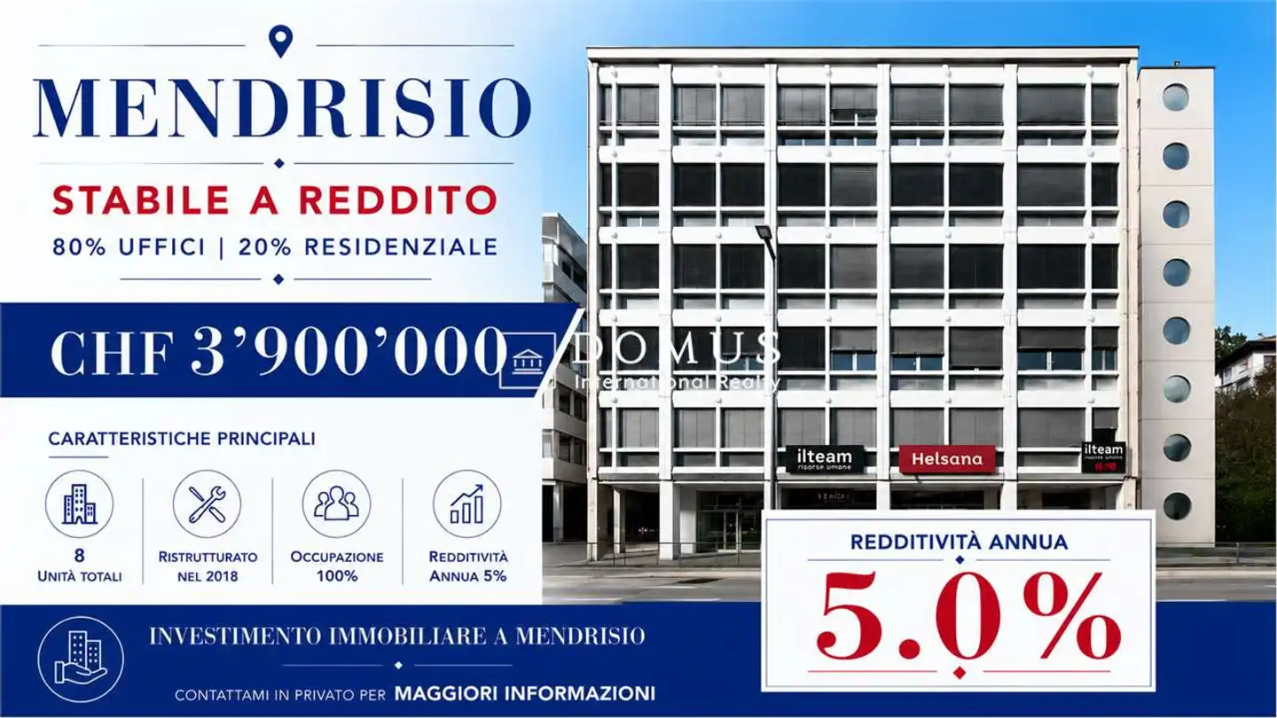 Immeuble résidentiel à vendre - 6825 Capolago