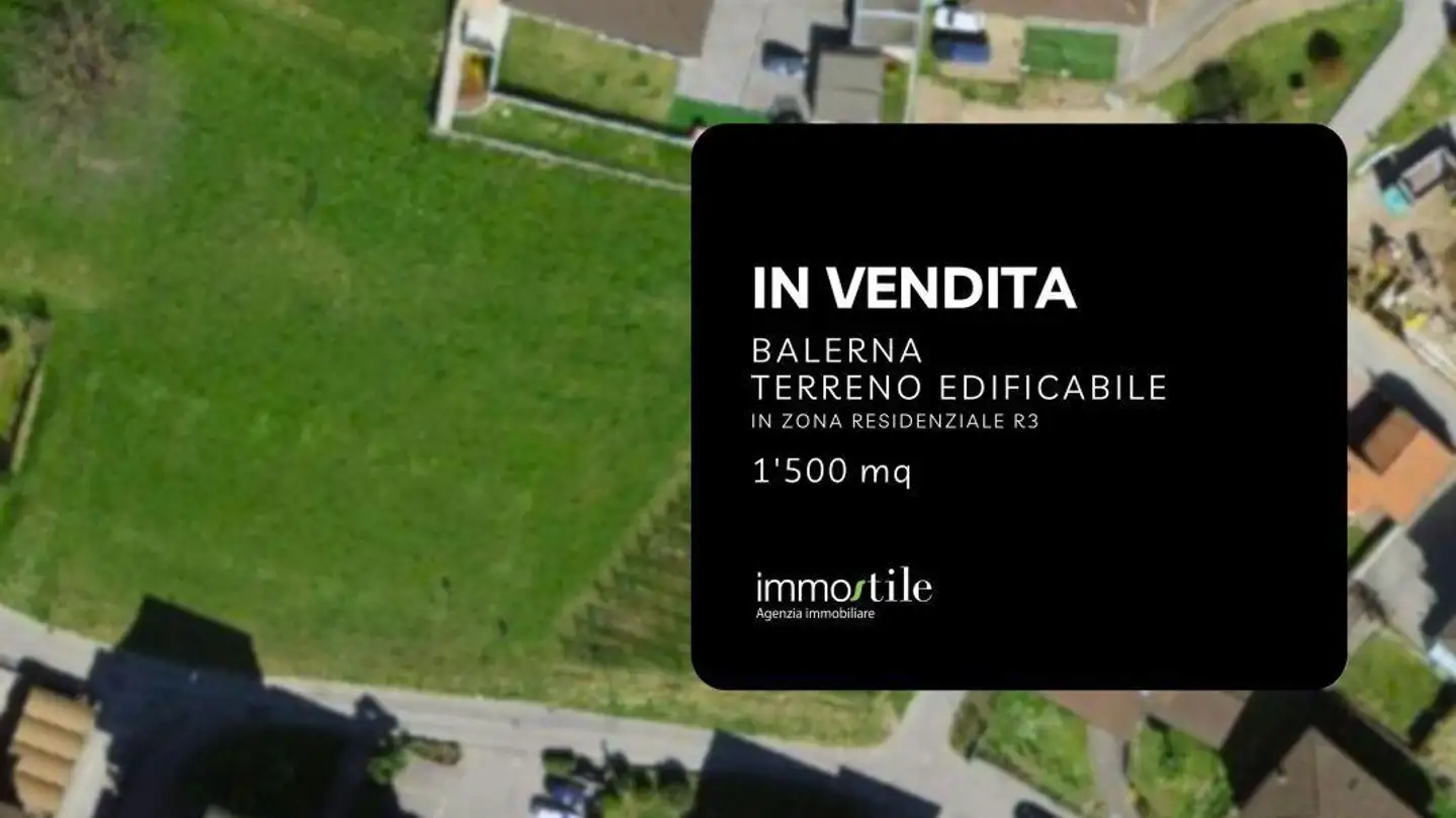 Terrain constructible à vendre - 6828 Balerna