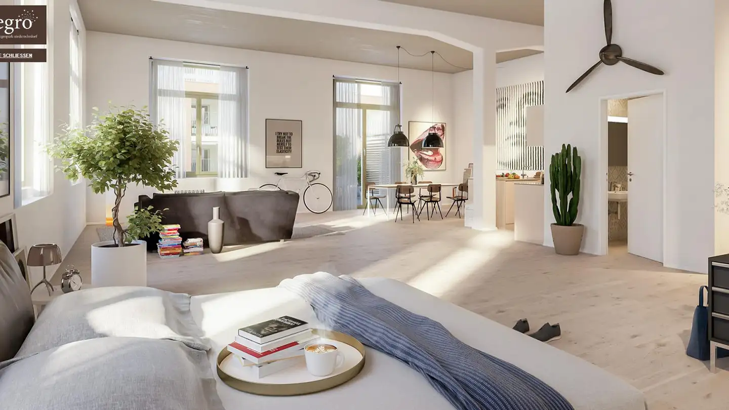 Loft for rent - Parkweg 3c, 5443 Niederrohrdorf