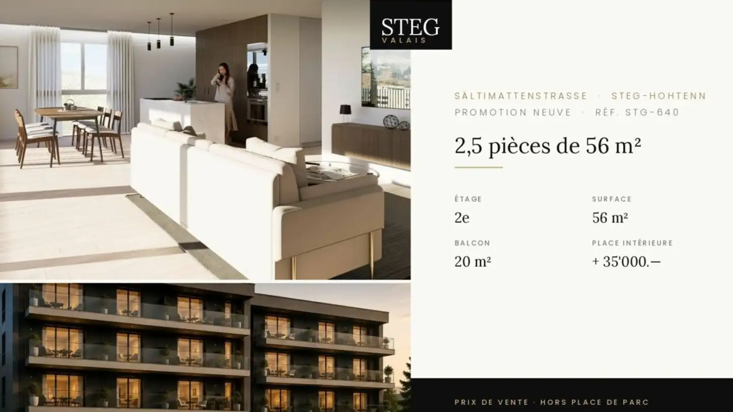 Wohnung kaufen - Sältimattenstrasse, 3940 Steg VS