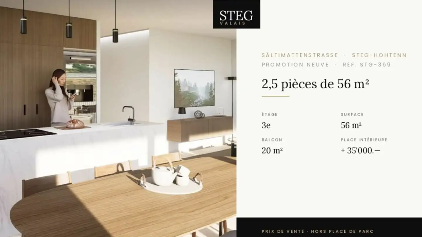 Apartment for sale - Sältimattenstrasse, 3940 Steg VS