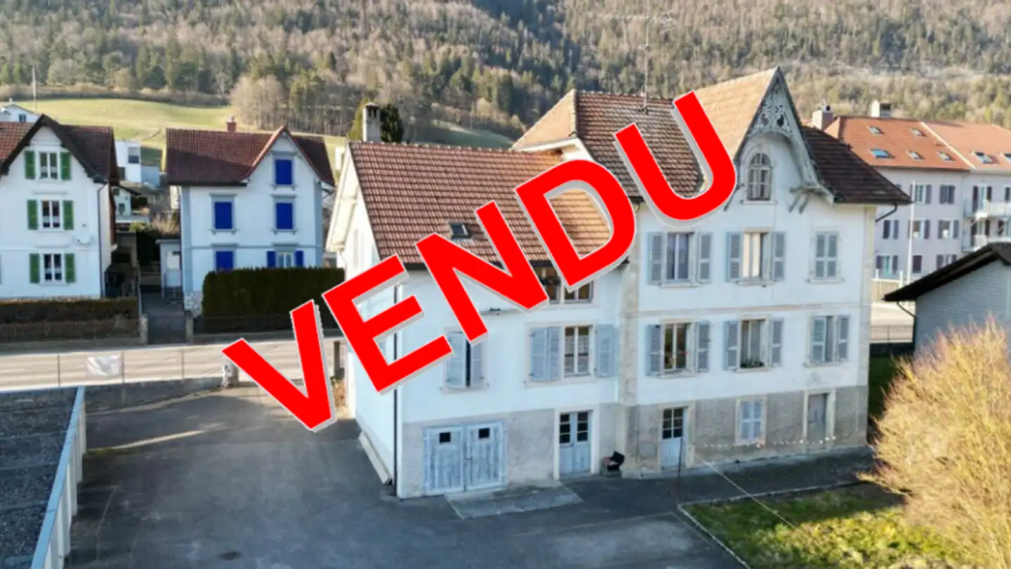 Immeuble résidentiel à vendre - Grand-Rue 25, 2607 Cortébert