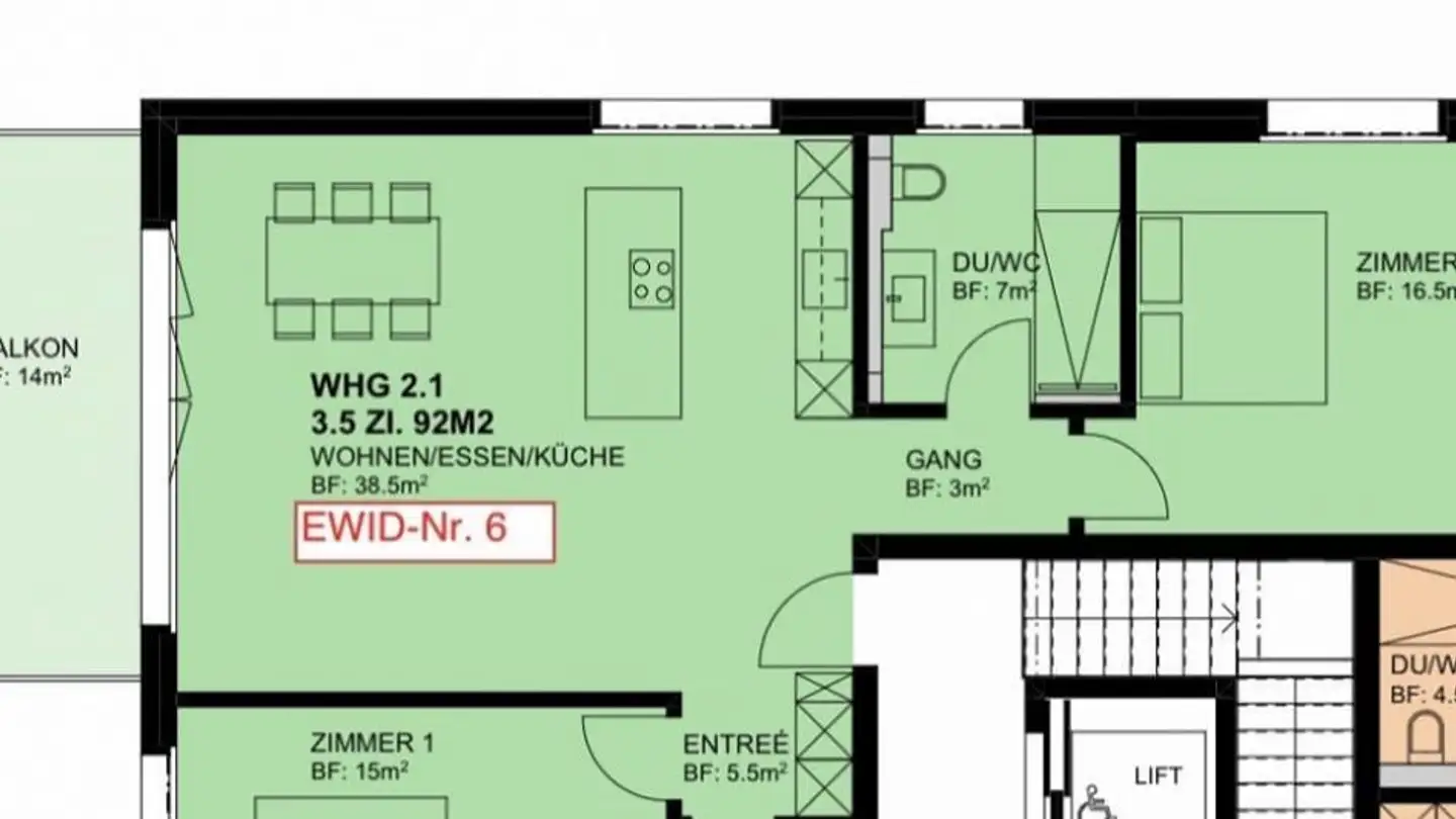 Apartment for rent - Sonnmattstrasse 1, 8854 Siebnen - Photo 3