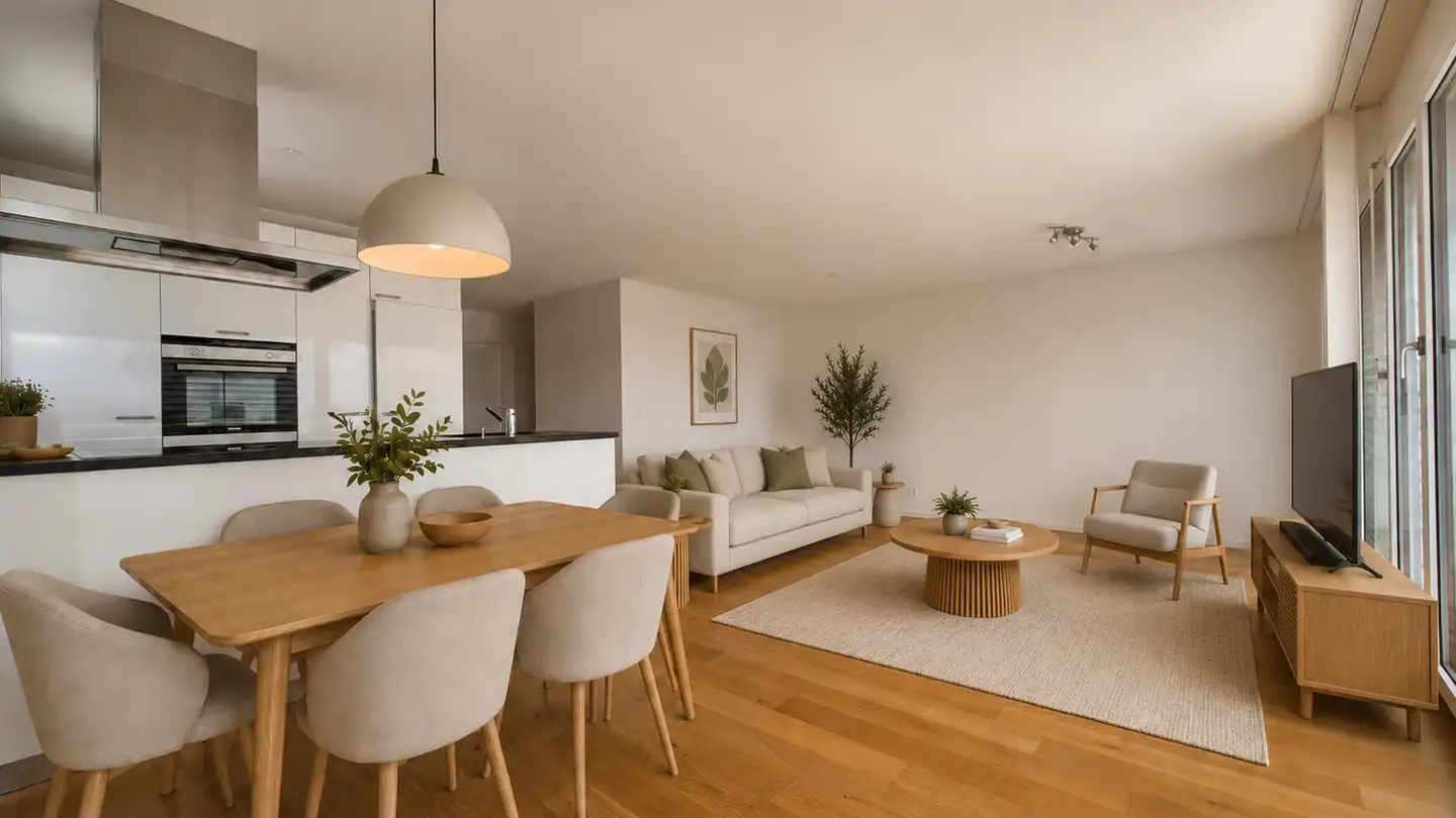 Appartement à louer - Fichtenweg 4, 3225 Müntschemier - Photo 2