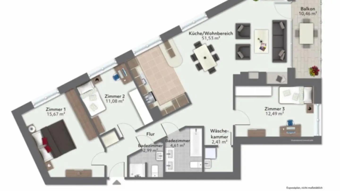Wohnung mieten - Mühlestrasse 3, 8840 Einsiedeln - Foto 3
