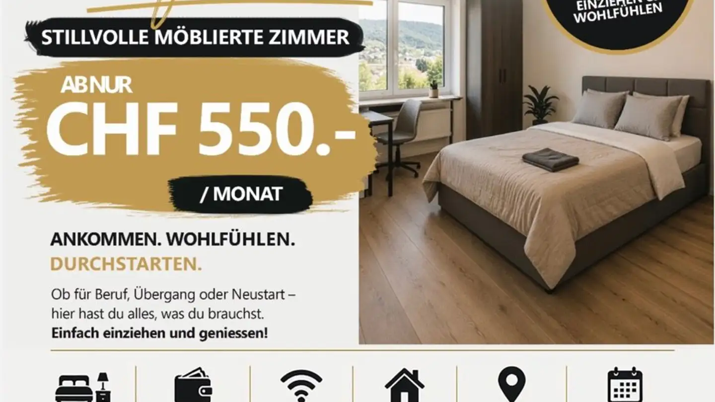 Zimmer mieten - 9606 Bütschwil