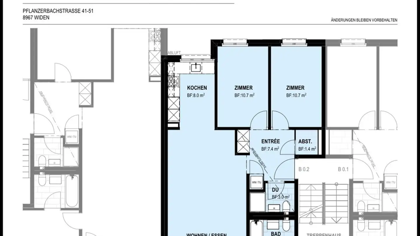Appartamento in affitto - Pflanzerbachstrasse 43, 8967 Widen - Foto 2