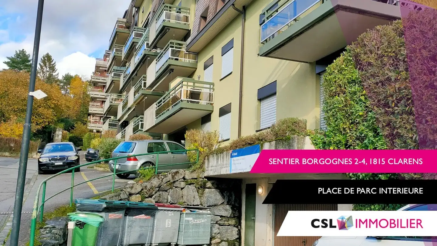 Tiefgaragenstellplatz mieten - Sentier des Borgognes 2, 1815 Clarens