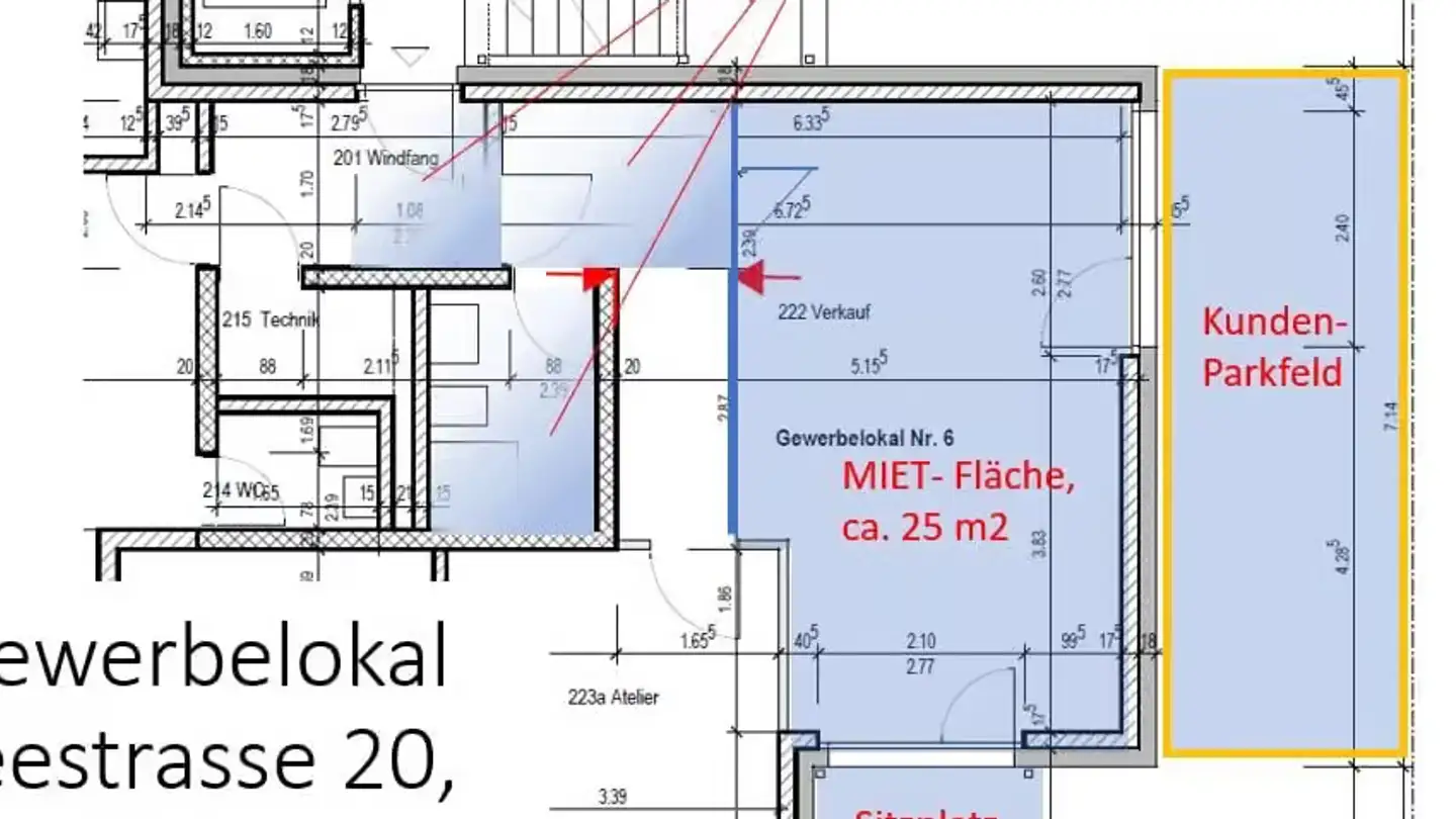 Commerciale in affitto - Seestrasse 20, 8610 Uster - Foto 2