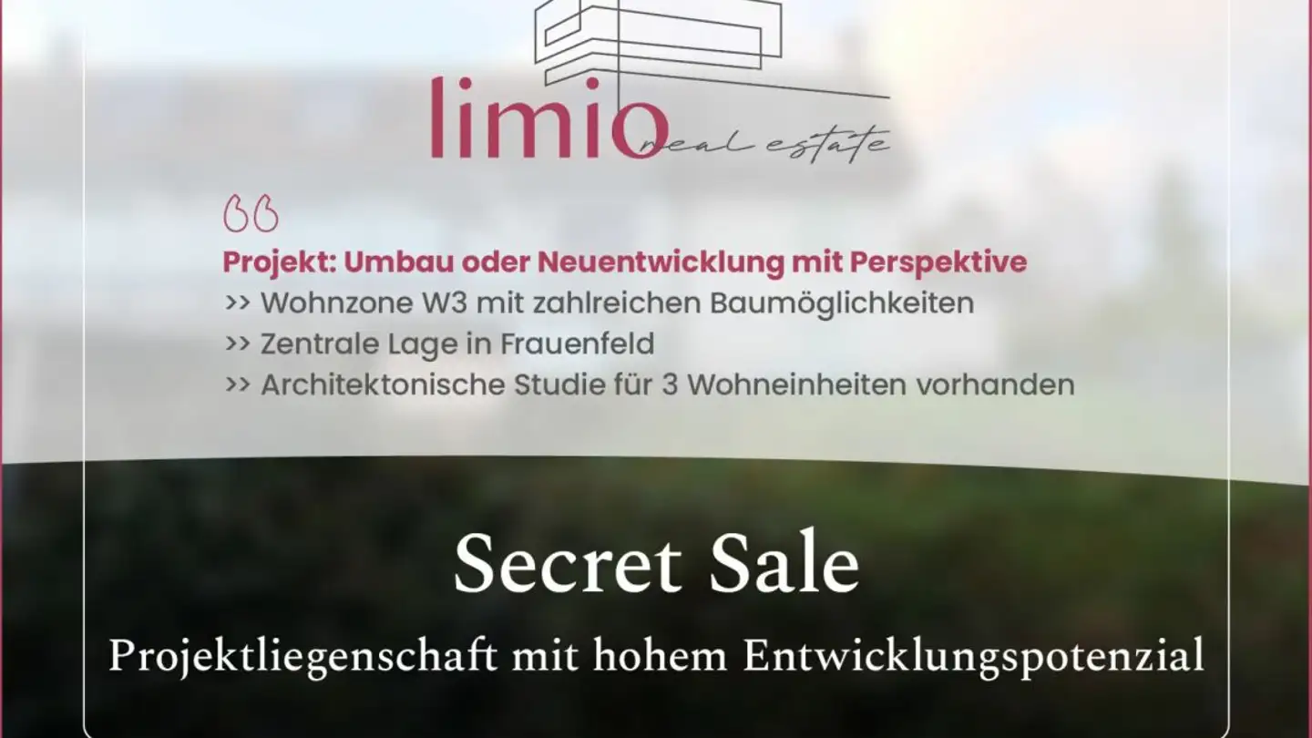 Single house for sale - Mühletobelstrasse 12, 8500 Frauenfeld