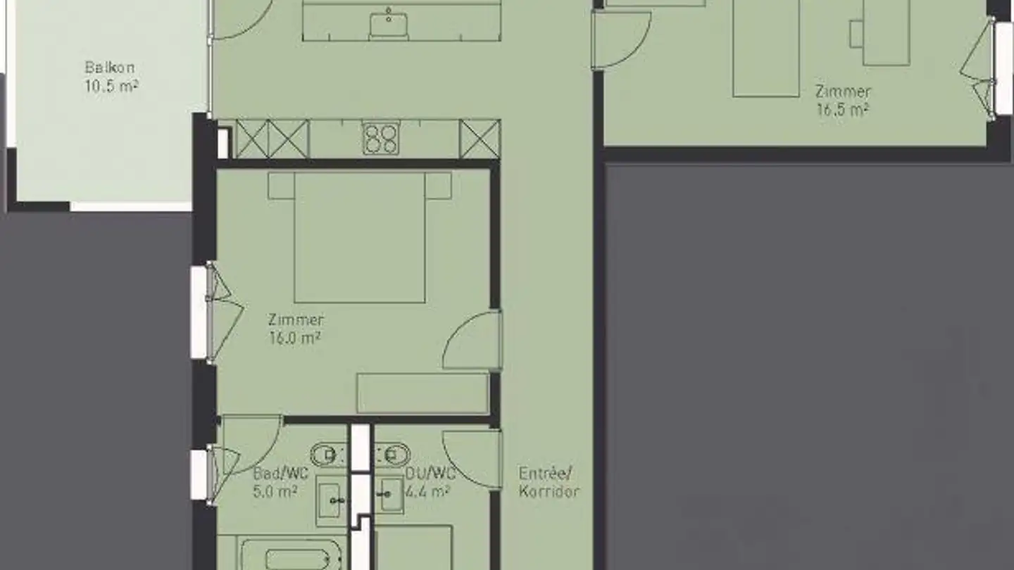 Appartement à louer - Pfalzweg 26, 5603 Staufen - Photo 2