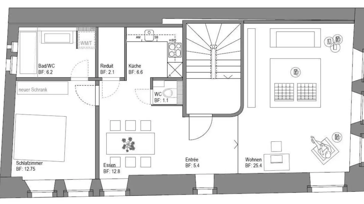 Wohnung mieten - Unter Altstadt 15, 6300 Zug - Foto 3