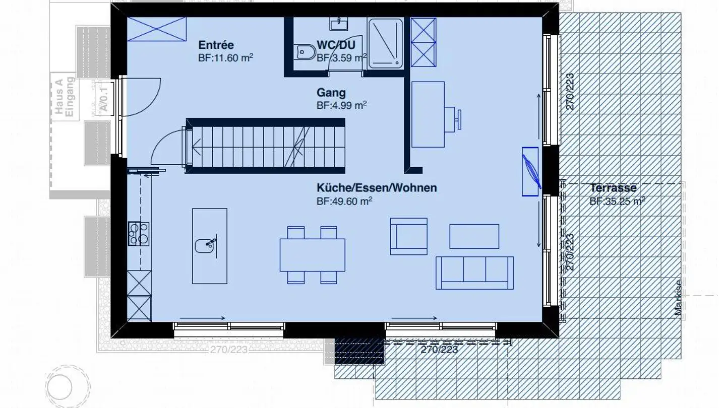 Maison individuelle à louer - Bahnhofstrasse 12, 8447 Dachsen - Photo 2