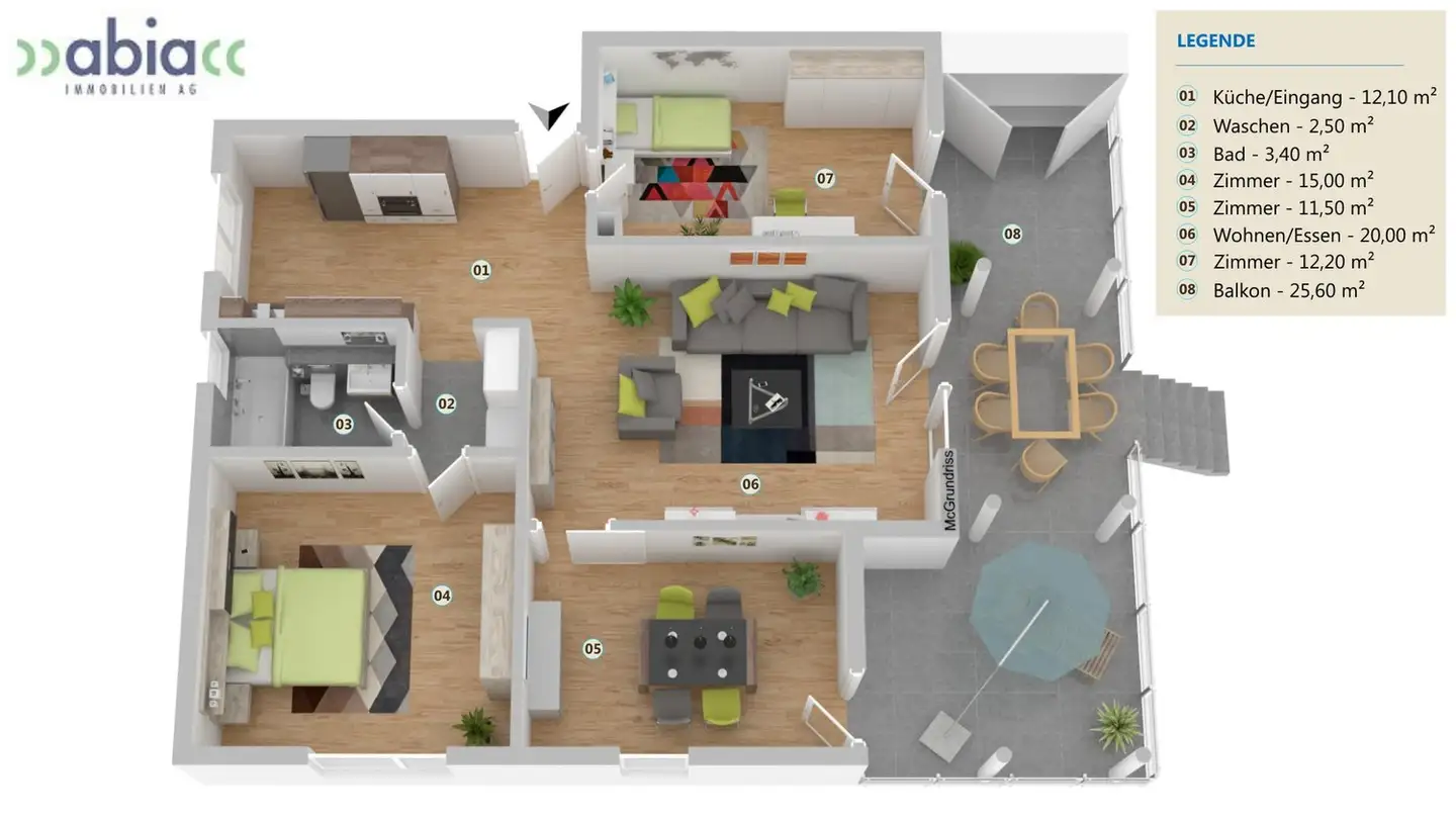 Appartement à louer - Glärnischstrasse 13, 8132 Egg b. Zürich - Photo 2