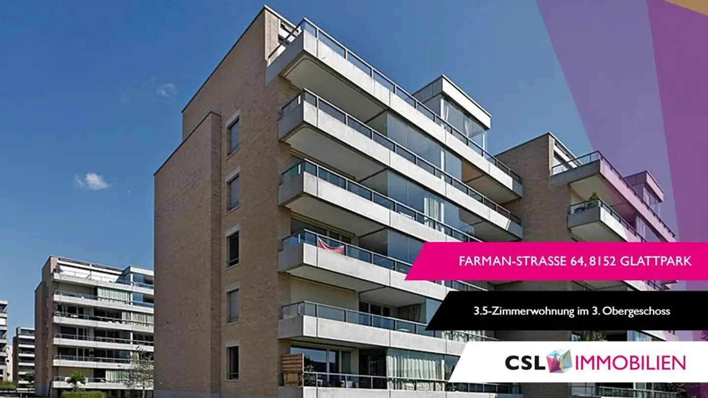 Appartement à louer - Farman-Strasse 64, 8152 Glattpark (Opfikon)