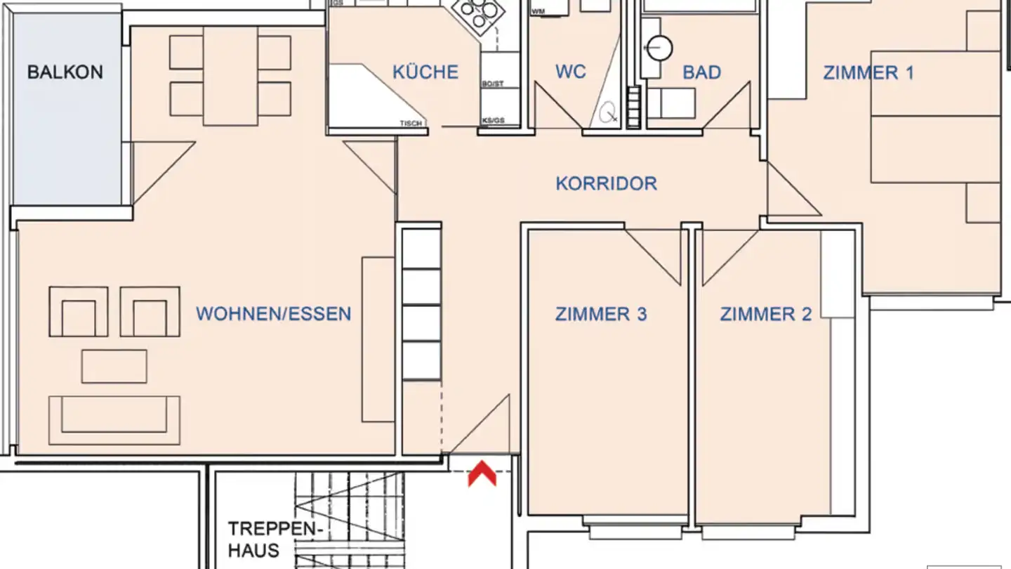 Apartment for rent - Ziegeleistrasse 7, 3612 Steffisburg - Photo 3