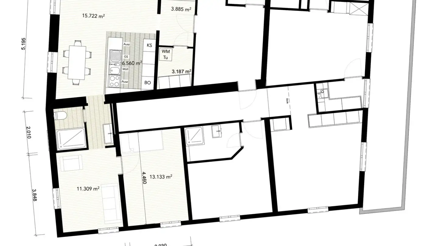 Wohnung mieten - Maispracherstrasse 2, 4312 Magden - Foto 2