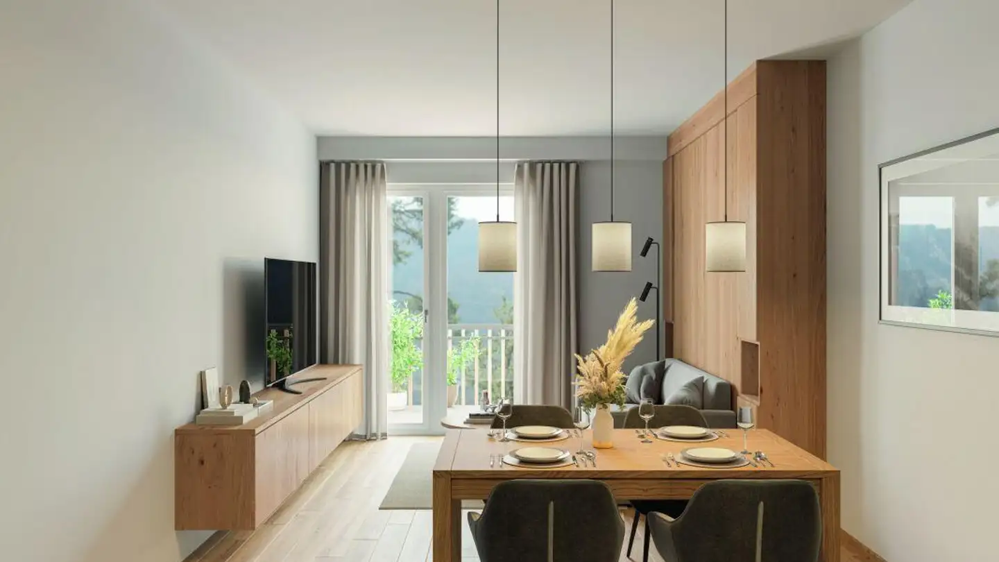 Appartement meublé à vendre - Strada Del Curill 10c, 6565 S. Bernardino