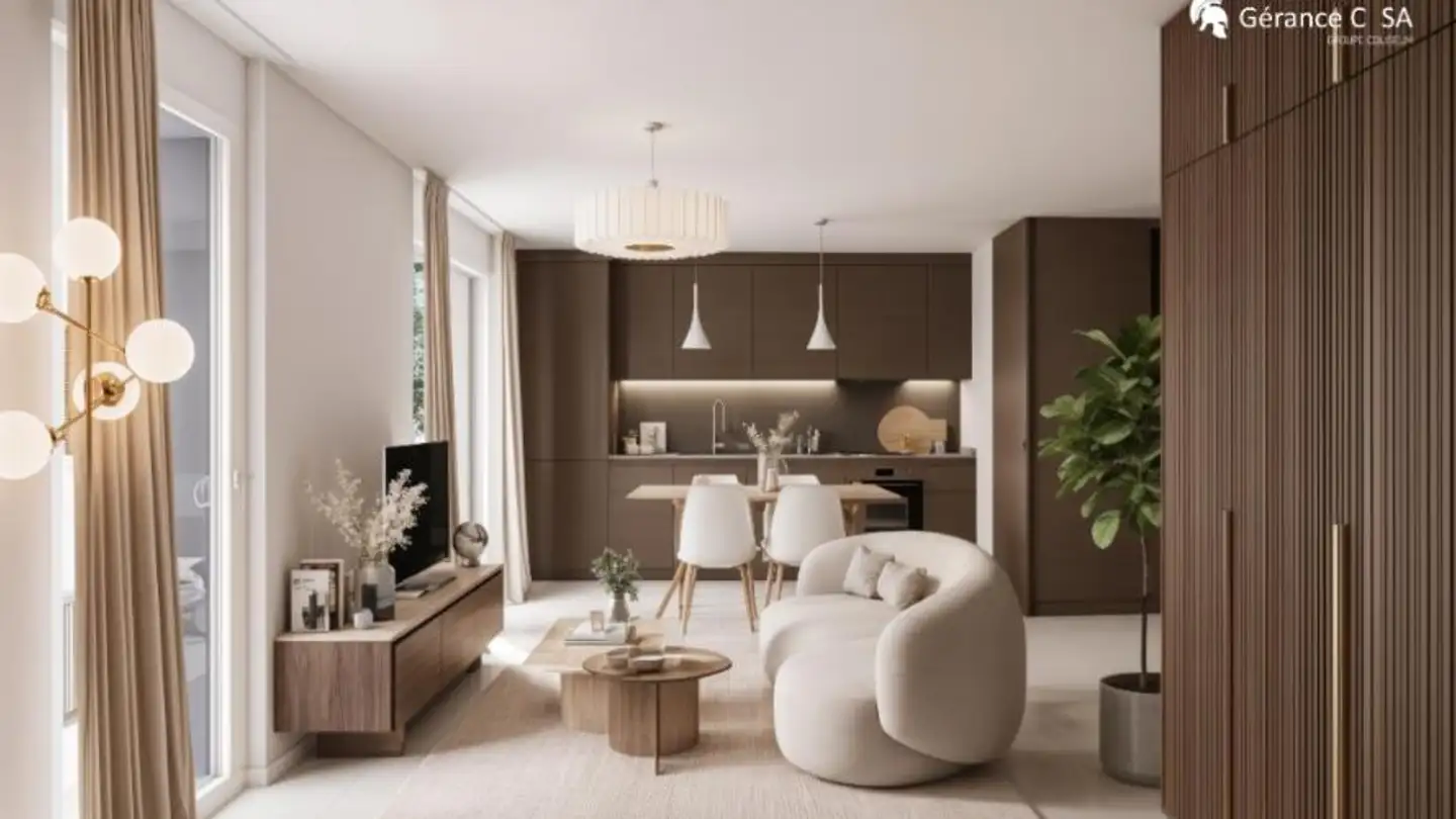 Studio in affitto - Route du Centre 15, 1720 Corminboeuf - Foto 2