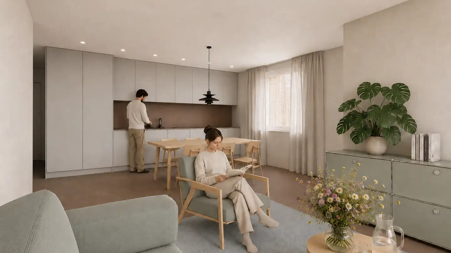 Wohnung mieten - Zugerstrasse 28, 8816 Hirzel - Foto 2