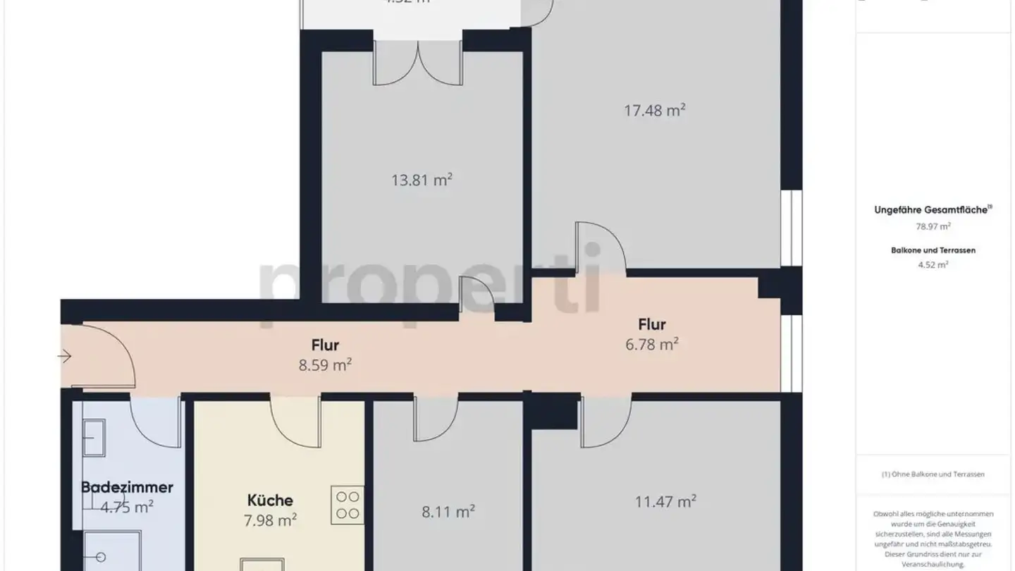 Wohnung mieten - Schanzstrasse 4, 4437 Waldenburg - Foto 2